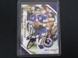 BRETT FAVRE SIGNED TRADING CARD WITH RED CARPET COA