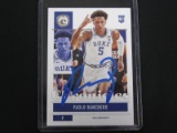 PAOLO BANCHERO SIGNED ROOKIE CARD WITH FSG COA