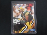 BRETT FAVRE SIGNED TRADING CARD WITH RED CARPET COA