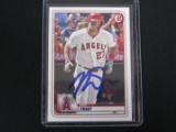 MIKE TROUT SIGNED TRADING CARD WITH PRO CERT COA