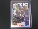 2021 TOPPS CHROME LUIS ROBERT 1986 REDUX REFRACTOR