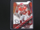 PATRICK MAHOMES SIGNED TRADING CARD WITH COA