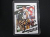 BRETT FAVRE SIGNED TRADING CARD WITH RED COA