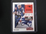 TOM BRADY SIGNED TRADING CARD WITH RED CARPET COA