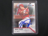 MIKE TROUT SIGNED TRADING CARD WITH PRO CERT COA