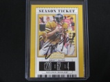 BRETT FAVRE SIGNED TRADING CARD WITH RED CARPET COA