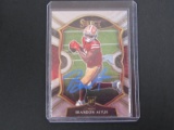 BRANDON AIYUK SIGNED ROOKIE CARD WITH FSG COA