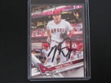 MIKE TROUT SIGNED TRADING CARD WITH PRO CERT COA