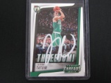 JAYSON TATUM SIGNED TRADING CARD WITH FSG COA