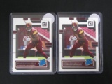 2 CARD ROOKIE LOT BRIAN ROBINSON JR WASHINGTON