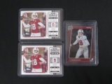 3 CARD ROOKIE LOT TANNER MCKEE STANFORD