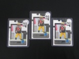 3 CARD ROOKIE LOT ROMEO DOUBS PACKERS