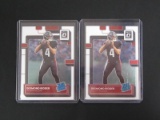 2 CARD ROOKIE LOT DESMOND RIDDER FALCONS