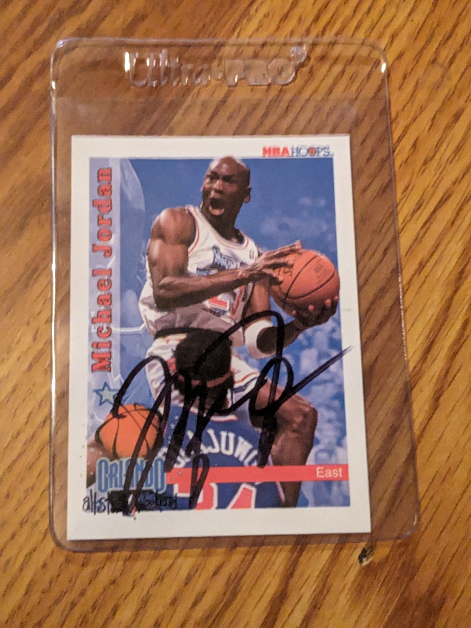 jordan autographed baseball