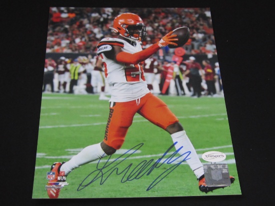 Greedy Williams Cleveland Browns Signed Photo Certified
