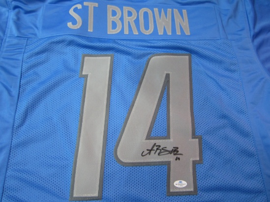 Amon-Ra St Brown Signed Jersey Certified w COA