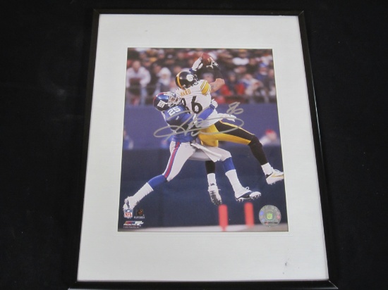 Hines Ward Signed Photo Framed Certified
