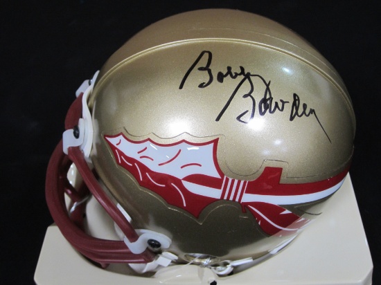 Bobby Bowden Florida State Signed Mini Helmet Certified w COA