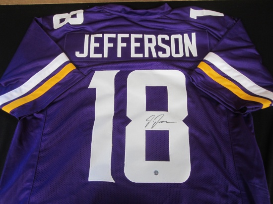 Justin Jefferson Minnesota Vikings Signed Jersey w COA