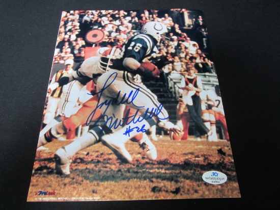 Lydell Mitchell Signed 8x10 Photo Certified w COA