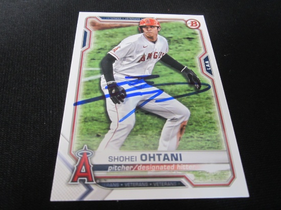Shohei Ohtani Signed Trading Card Certified w COA