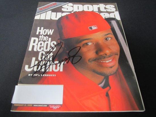 Ken Griffey Jr Signed Sports Illustrated Magazine Certified w COA