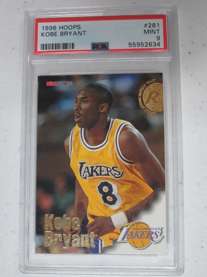 1996 Hoops Kobe Bryant #281 MT 9 PSA