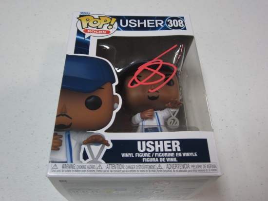 Usher Signed Funko Pop Certified W COA