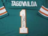 Tua Tagovailoa Miami Dolphins Signed Jersey Certified w COA