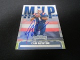 Cam Newton Signed Trading Card Certified w COA