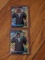 x2 lot both being 2018-19 PANINI PRIZM LUCK OF THE LOTTERY ROOKIE RC DISCO SILVER MO BAMBA's