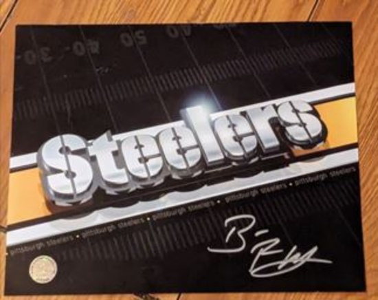 Ben Roethlisberger Signed 8x10 Photo w/coa