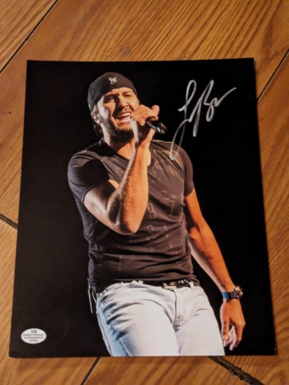 Luke Bryan autographed 8x10 photo with coa