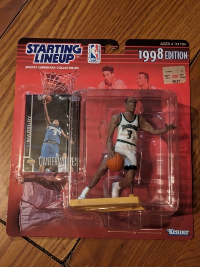sealed Dikembe Mutombo 1998 starting lineup edition with card