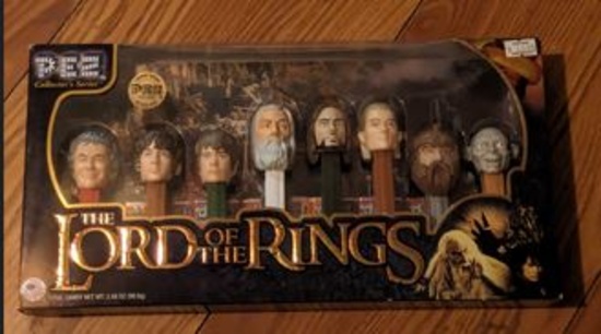 sealed Lord of the Rings PEZ Dispenser Eye Sauron Collectors Series Set Limited Edition