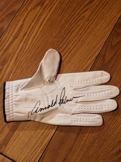 Arnold Palmer autographed golf glove with coa