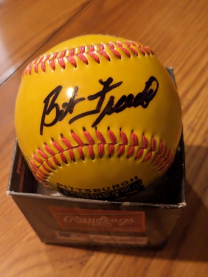 Bob Friend Signed Autographed Baseball with coa