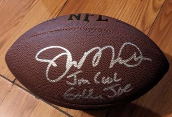 Joe Montana Signed Football with coa
