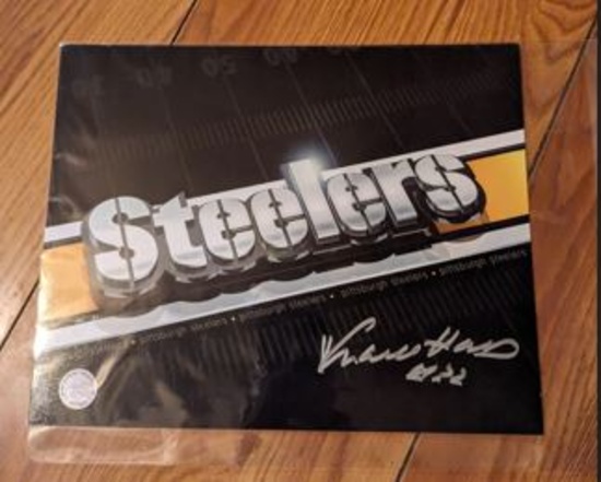 Franco Harris Signed 8x10 Photo with coa