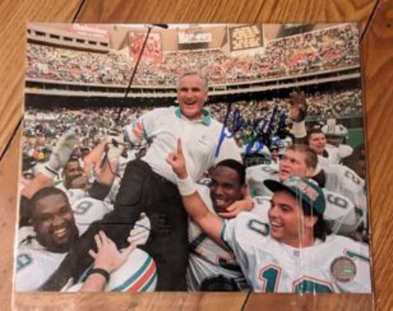 Don Shula autographed 8x10 photo with coa