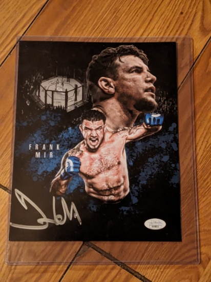 Frank Mir autographed 8x10 photo with coa/jsa