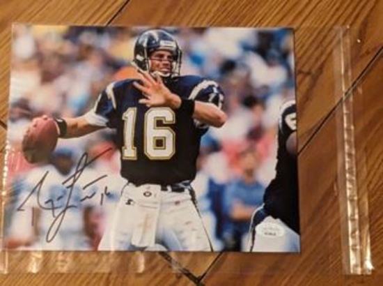 Ryan Leaf JSA autographed 8x10 photo with coa