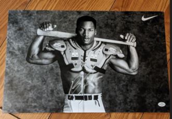 Bo Jackson autographed photo 11x14 with coa