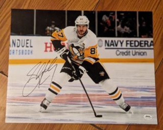 Sidney Crosby autographed 11x14 photo with coa