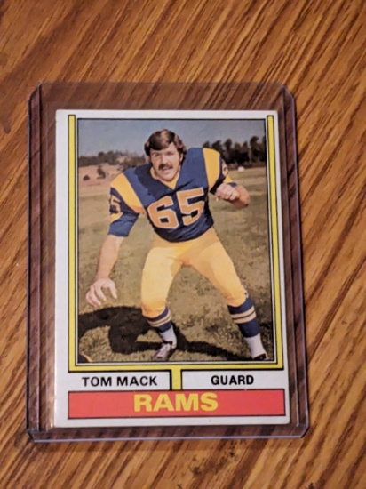 1974 Topps Parker FOOTBALL Topps Tom Mack
