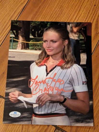 Cindy Morgan autographed 8x10 photo with coa/fivestar grading