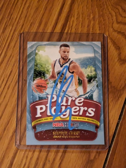 Stephen Curry autographed card w/coa