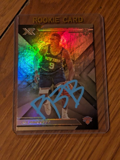 RJ Barrett autographed card w/coa