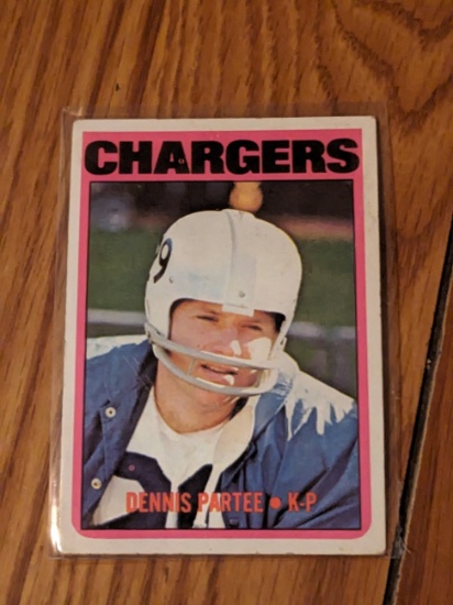 Dennis Partee TOPPS Football Card 1972 #163 NFL