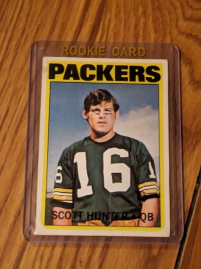 1972 TOPPS Scott Hunter football card #206